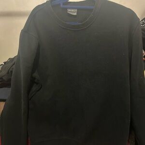 Eddie Bauer Classic Black Crewneck Sweater